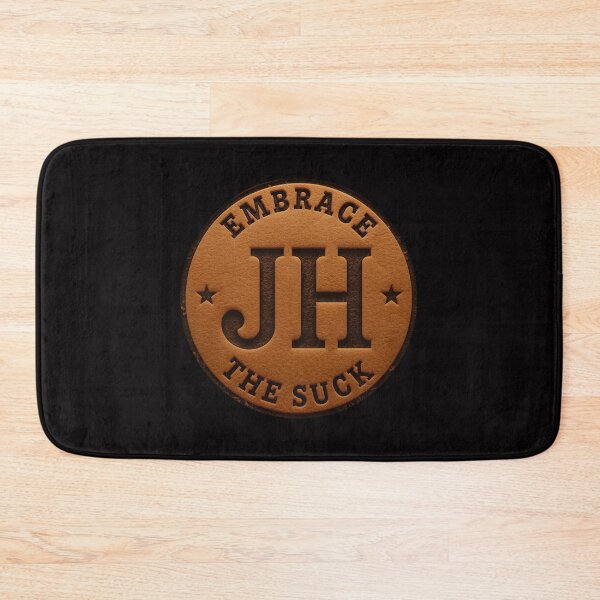 Item preview, Embrace The Suck Leather Coin With Embossed JH Logo – Bold, Edgy, Motivational Token designed and sold by Rue Market.
