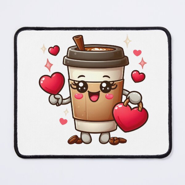 Item preview, Cute Takeaway Coffee Cup Kawaii Character – Fun Coffee Art Design designed and sold by Lulunza.
