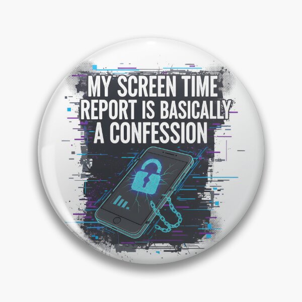 Item preview, Digital Confession Screen Time Report T-Shirt designed and sold by InkHavenThreads.