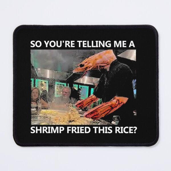 Item preview, Shrimp Fried Rice Crewneck Sweatshirt: Funny Dad Joke Shirt, Chef Meme Unisex designed and sold by Rosqzz.