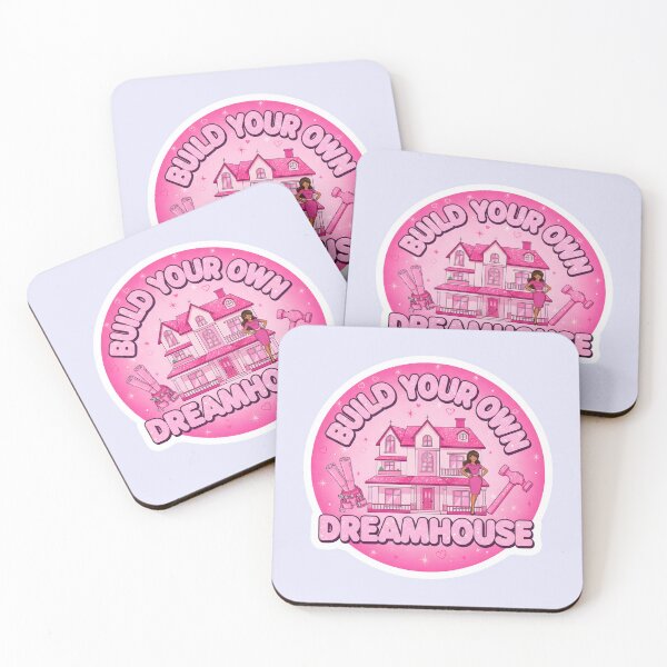 Item preview, Pink Dreamhouse Builder Feminist Art designed and sold by Ekracreatives.