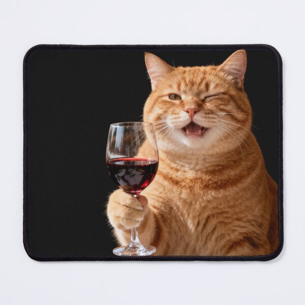 Item preview, Chaotic Wine Cat designed and sold by SoulGooDesign.