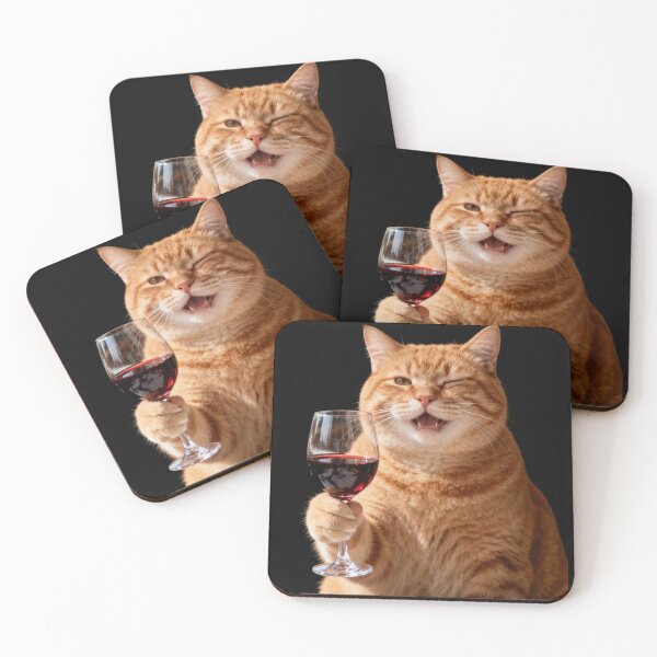 Item preview, Chaotic Wine Cat designed and sold by SoulGooDesign.