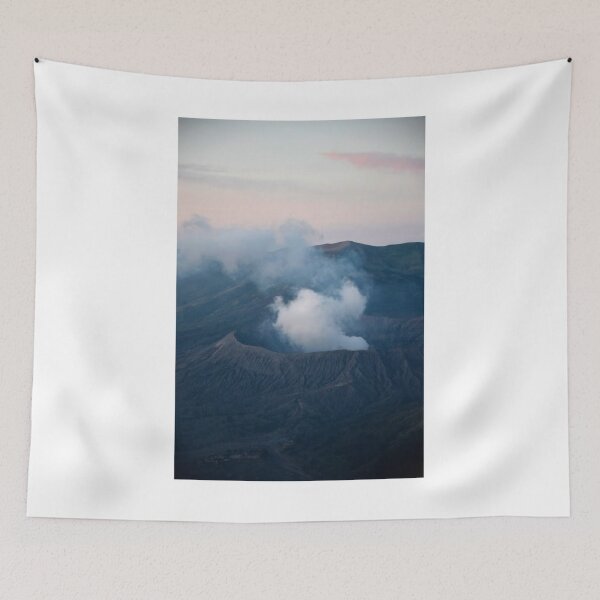 Item preview, Smoking Volcano Landscape Photographic Print designed and sold by Mother-Nature65.