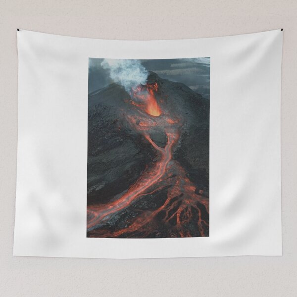 Item preview, Volcanic Lava Flow Photographic Print designed and sold by Mother-Nature65.