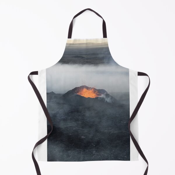 Item preview, Misty Volcano Lava Magma Photographic Print designed and sold by Mother-Nature65.