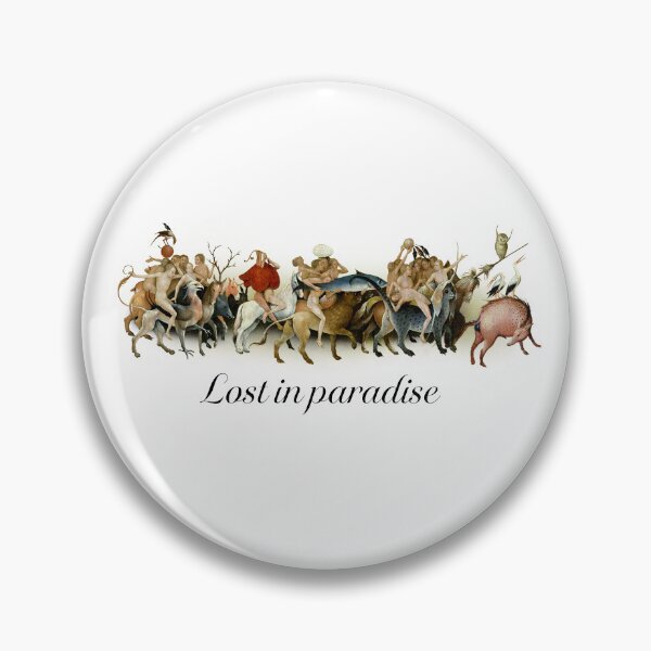 Item preview, Garden of Earthly Delights Fragment - Lost in Paradise designed and sold by Printspiration, Explore Unique Art & Designs.