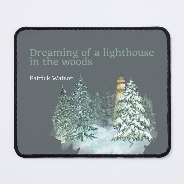 Item preview, Lighthouse Patrick Watson watercolor fan art designed and sold by Etaipal.