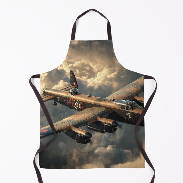 Item preview, Lancaster Heavy Bomber In Flight Through Rolling Storm Clouds in Heavy Weather designed and sold by Skyframe Aviation.