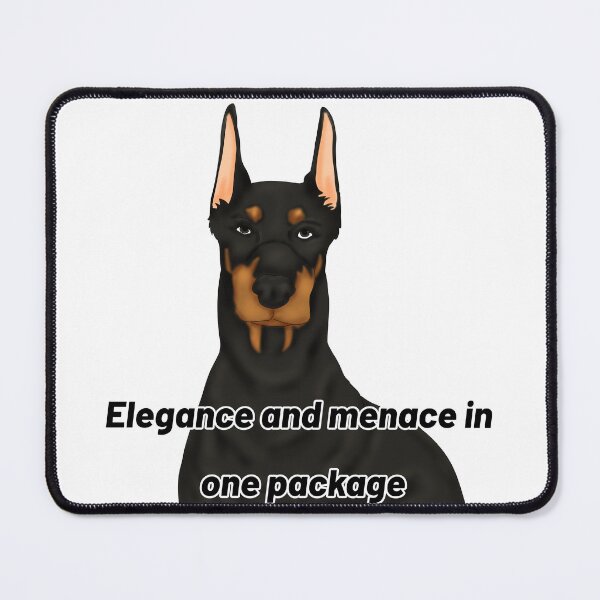 Item preview, Doberman – “Elegance & Menace in One Package” – Bold Dog Semirealistic Design designed and sold by Crack-in-Colors.