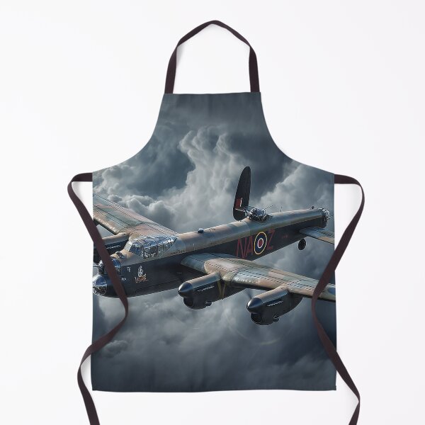Item preview, Wartime Lancaster Gliding Across Moody Skies Amid Lightning Flashes designed and sold by Skyframe Aviation.