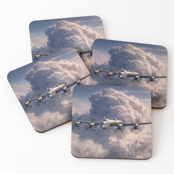 Item preview, Bomber Command Lancaster Navigating Wild Weather in the Heart of the Storm designed and sold by Skyframe Aviation.
