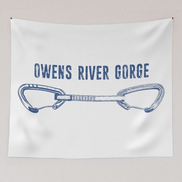 Item preview, Owens River Gorge Rock Climbing Quickdraw designed and sold by Esskay Designs.