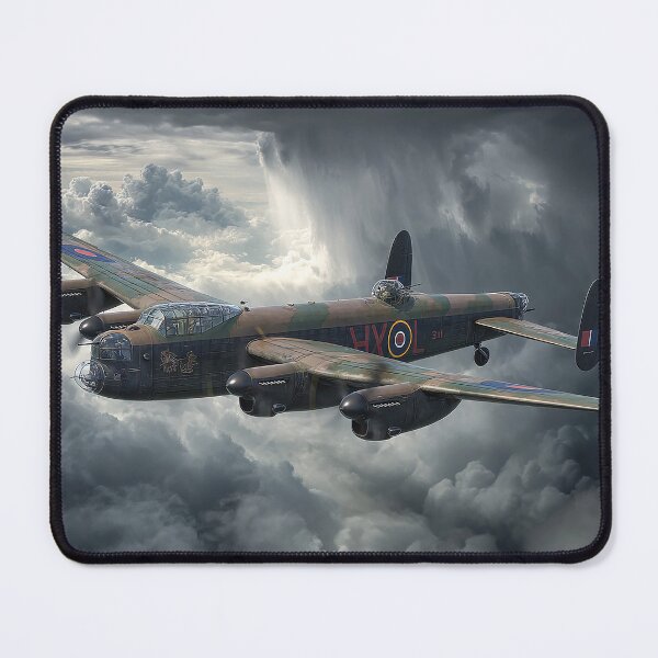 Item preview, Legendary Lancaster Flying Through Thunderstorms Over England designed and sold by Skyframe Aviation.