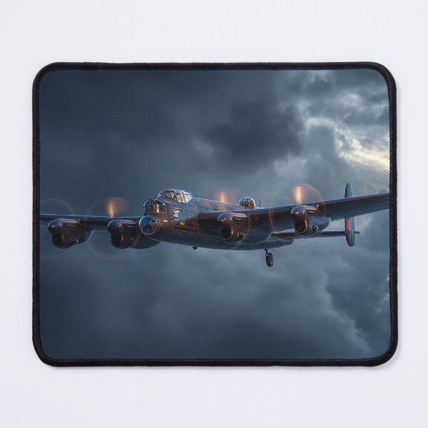 Item preview, Legendary Lancaster Battling Wild Weather in the Heart of the Storm designed and sold by Skyframe Aviation.