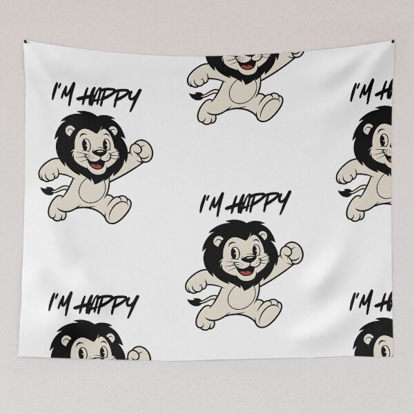 Item preview, A HAPPY LION CUB designed and sold by infinitearte.