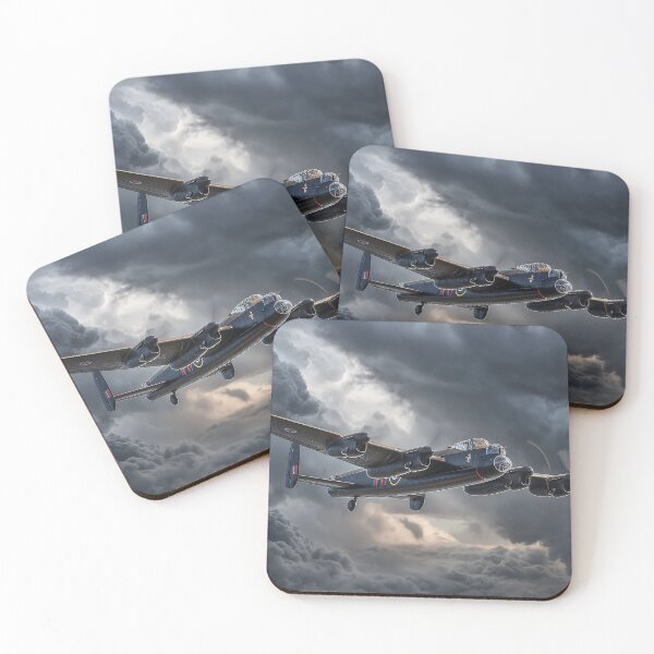 Item preview, Classic Lancaster Aircraft Enduring Turbulent Skies Over England designed and sold by Skyframe Aviation.