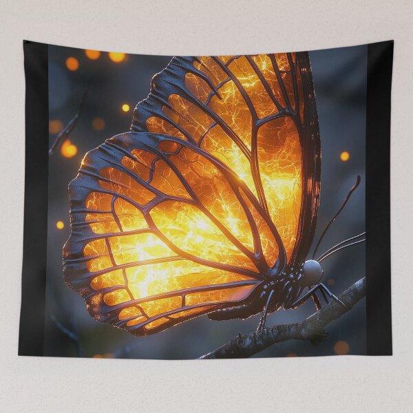 Item preview, Ignis : The Soul Bearer (Monarch Butterfly) - Anicolarys  designed and sold by Anicolarys | Le Bestiaire des Échos.