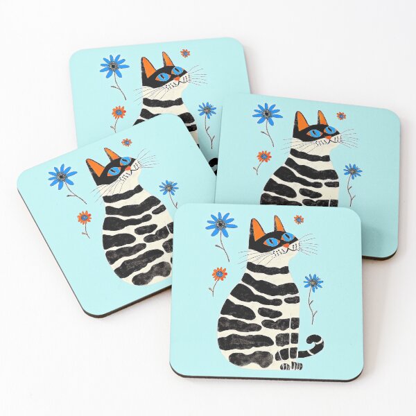 Item preview, Whiskered Bloom Cat designed and sold by Liededrom..