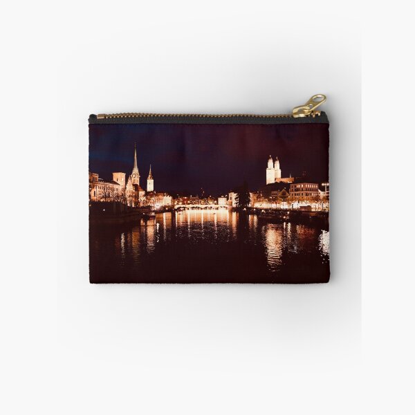 Item preview, Zurich at night – Mirror of lights / Swiss Artwork Photography designed and sold by Raphael Wolf.