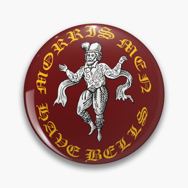 Item preview, Morris Men Have Bells Fun Vintage Illustration designed and sold by taiche.