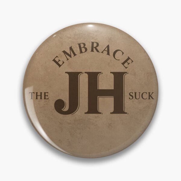 Item preview, Embrace The JH Monogram: Bold Vintage Design with Curved Text and Centered Initials Emblem Typography designed and sold by Rue Market.