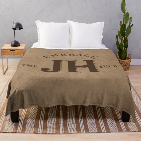 Item preview, Embrace The JH Monogram: Bold Vintage Design with Curved Text and Centered Initials Emblem Typography designed and sold by Rue Market.