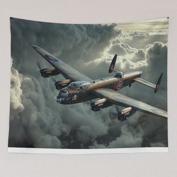 Item preview, Historic Lancaster Enduring Wild Weather in the Heart of the Storm designed and sold by Skyframe Aviation.