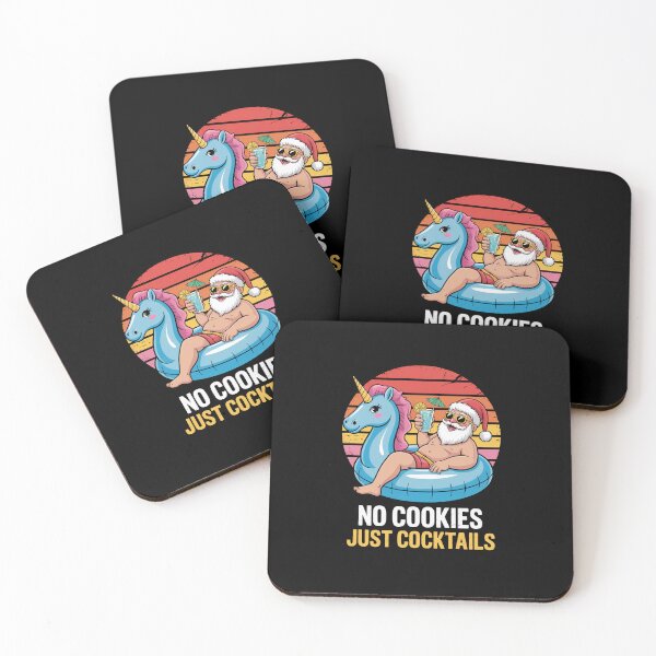 Item preview, No Cookies Cocktails Santa Summer Christmas In July designed and sold by SiegridOffical.