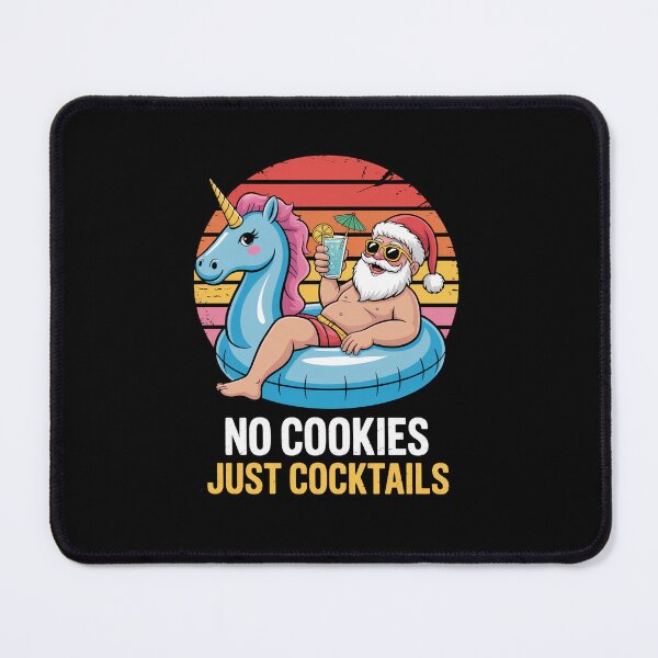 Item preview, No Cookies Cocktails Santa Summer Christmas In July designed and sold by SiegridOffical.