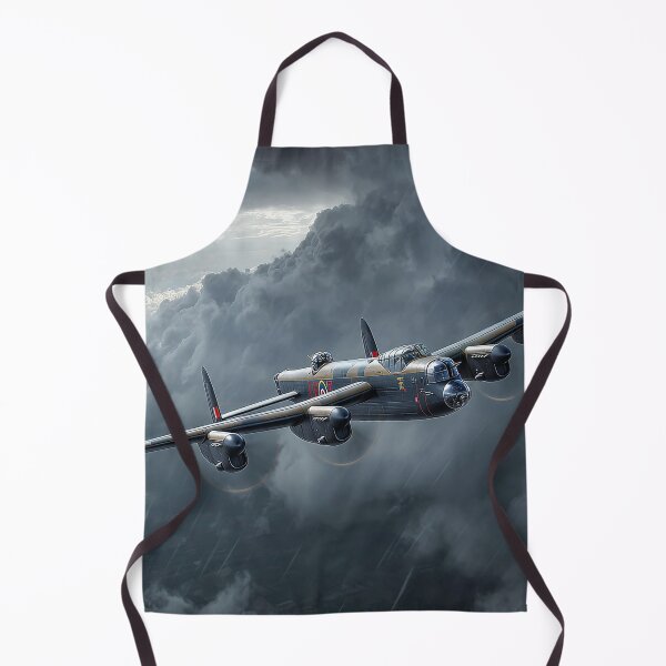 Item preview, Classic Lancaster Aircraft Battling Rain Clouds in the Heart of the Storm designed and sold by Skyframe Aviation.