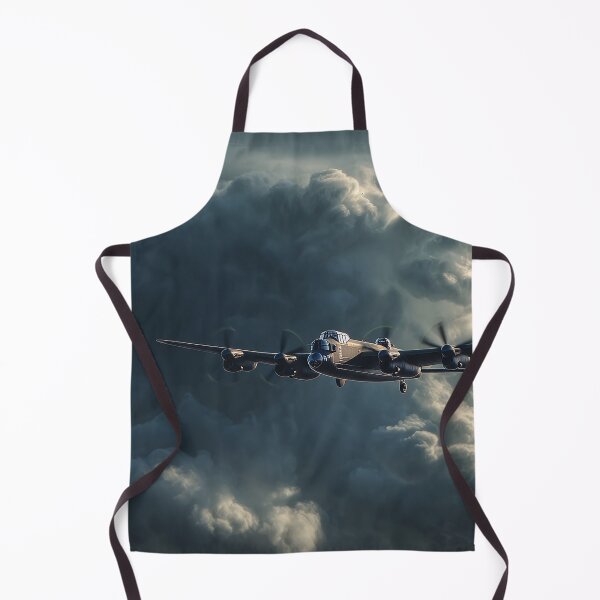 Item preview, Historic Lancaster Gliding Across Cloud Bursts in Low Light designed and sold by Skyframe Aviation.