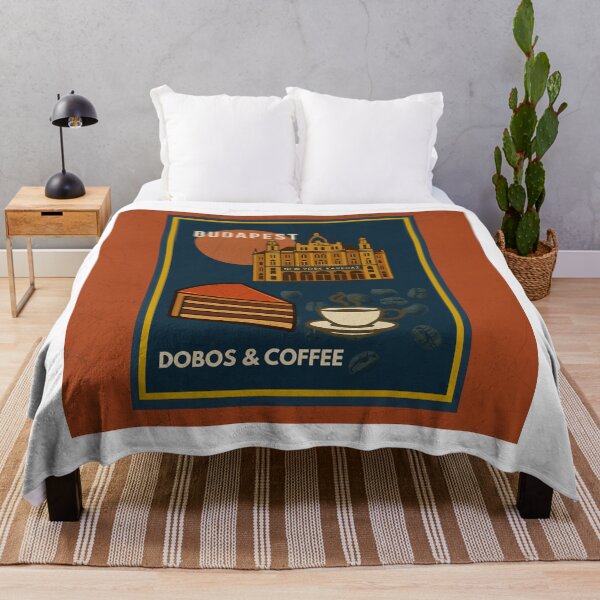 Item preview, Budapest Urban Gastro – Dobos Cake & Coffee Art Deco Poster designed and sold by IdolejaArt.