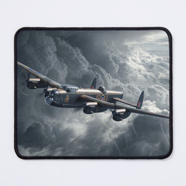 Item preview, Historic Lancaster Navigating Rain Filled Skies in Wartime Skies designed and sold by Skyframe Aviation.