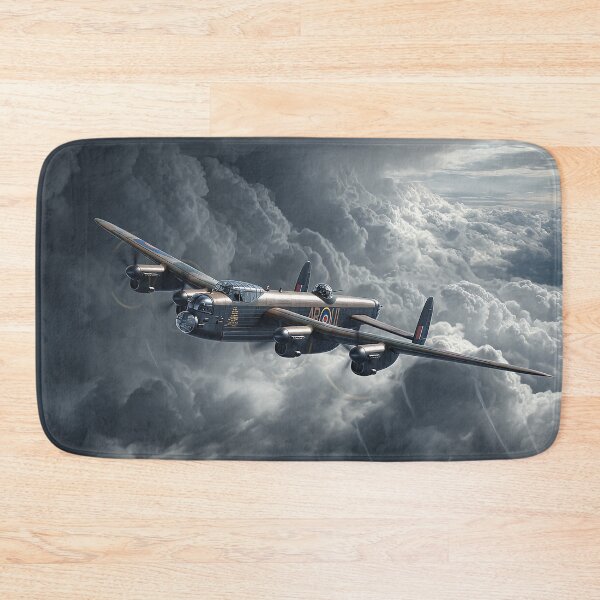 Item preview, Historic Lancaster Navigating Rain Filled Skies in Wartime Skies designed and sold by Skyframe Aviation.