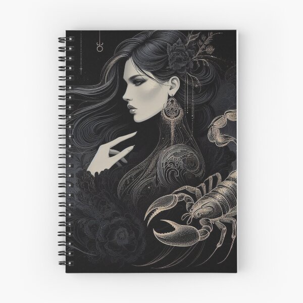 Item preview, Scorpio – Dark Realistic Zodiac Illustration designed and sold by Roberta Calabrese.
