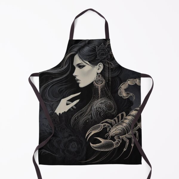 Item preview, Scorpio – Dark Realistic Zodiac Illustration designed and sold by Roberta Calabrese.