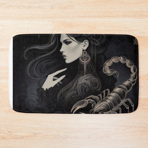 Item preview, Scorpio – Dark Realistic Zodiac Illustration designed and sold by Roberta Calabrese.