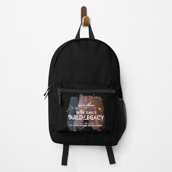 Item preview, Watercolor Art - Win Daily, Build Legacy - Dark designed and sold by Inspirit Threads.