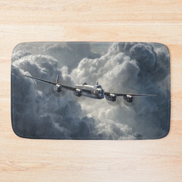 Item preview, Bomber Command Lancaster Soaring Through Brooding Storms in the Heart of the Storm designed and sold by Skyframe Aviation.