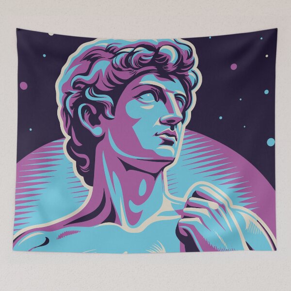 Item preview, Vaporwave David designed and sold by Drawings Project.
