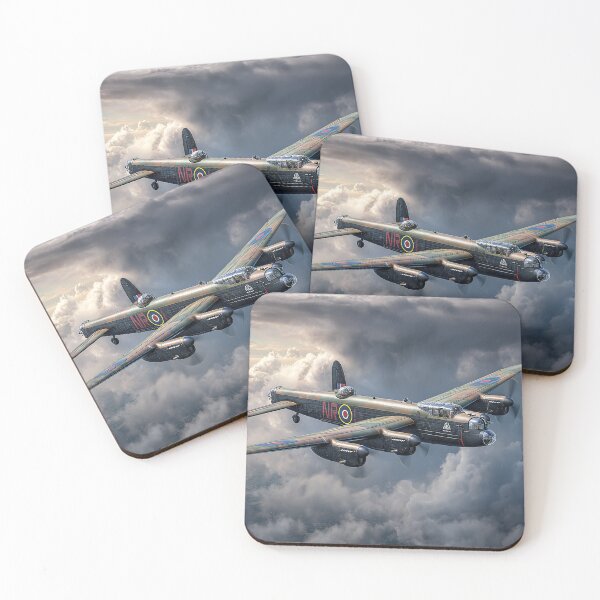 Item preview, Avro Lancaster Soaring Through Heavy Rain in the Heart of the Storm designed and sold by Skyframe Aviation.