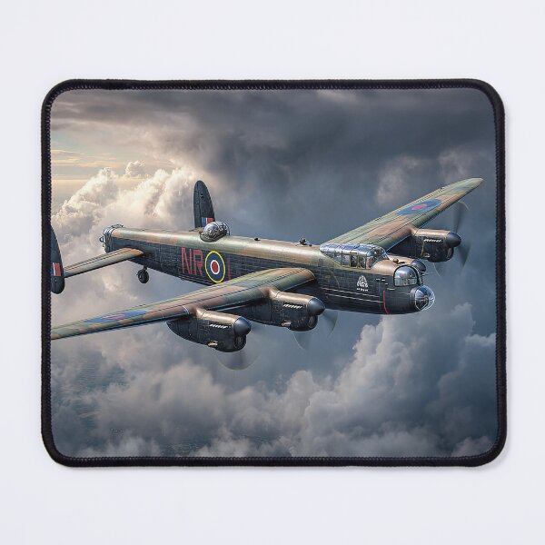 Item preview, Avro Lancaster Soaring Through Heavy Rain in the Heart of the Storm designed and sold by Skyframe Aviation.