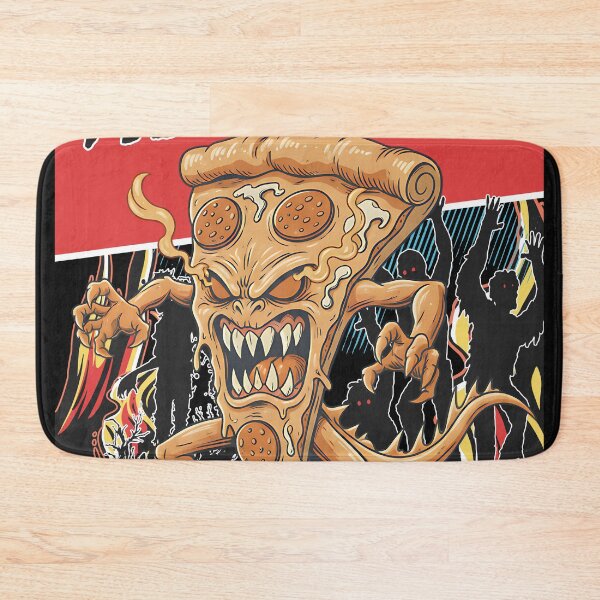 Item preview, Pizza Attack Awesome Comics Crew - Eat Your Pizza, Or Be Eaten! designed and sold by AwesomeBeyondLimits.