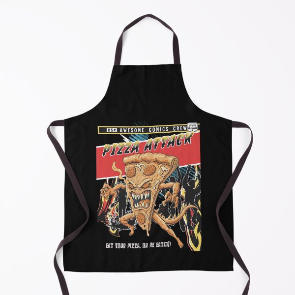 Item preview, Pizza Attack Awesome Comics Crew - Eat Your Pizza, Or Be Eaten! designed and sold by AwesomeBeyondLimits.