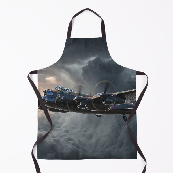 Item preview, Wartime Lancaster Rising Above Dark Skies Over England designed and sold by Skyframe Aviation.