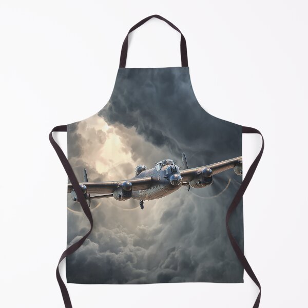 Item preview, RAF Lancaster Rising Above Black Clouds Over England designed and sold by Skyframe Aviation.