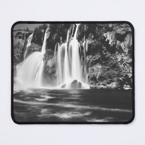 Item preview, Sea based Waterfall in Black and White designed and sold by Charles Oliver Creations.