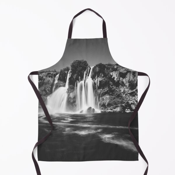 Item preview, Sea based Waterfall in Black and White designed and sold by Charles Oliver Creations.