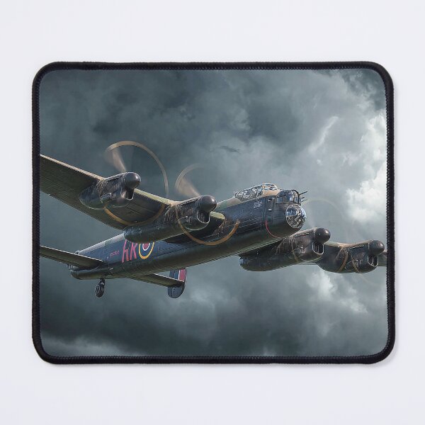 Item preview, Legendary Lancaster Crossing Rain Filled Skies in the Heart of the Storm designed and sold by Skyframe Aviation.
